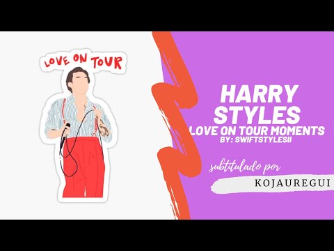 Harry estilos amor en diseño de escenario de gira
