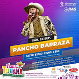 ¿En qué momento es el concierto de Pancho Barraza en Pico Rivera?